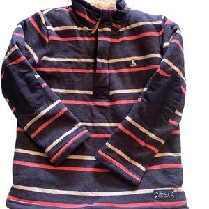 Joules Kids Striped Pullover - Navy, Red, White